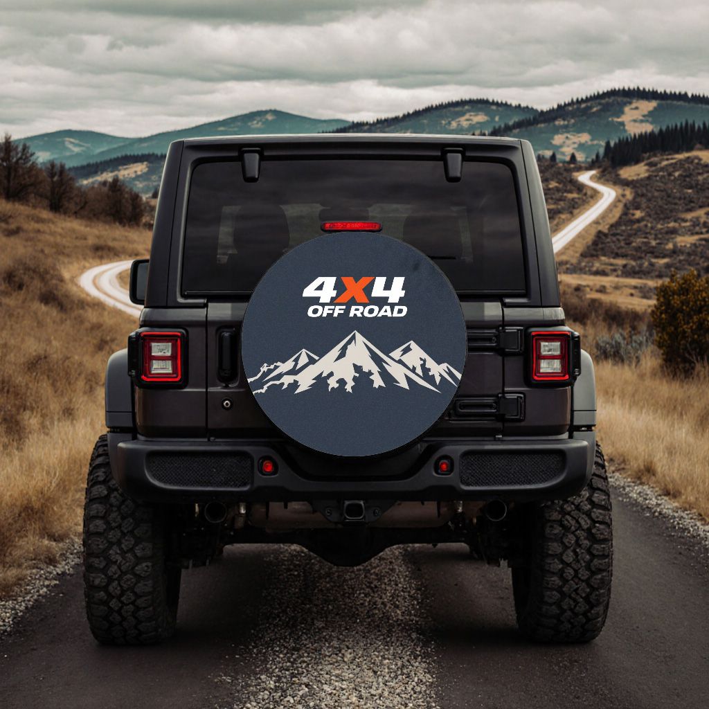 Outdoor Adventure Jeep - 4X4 Offroad Mountain Lug Nuts Cover