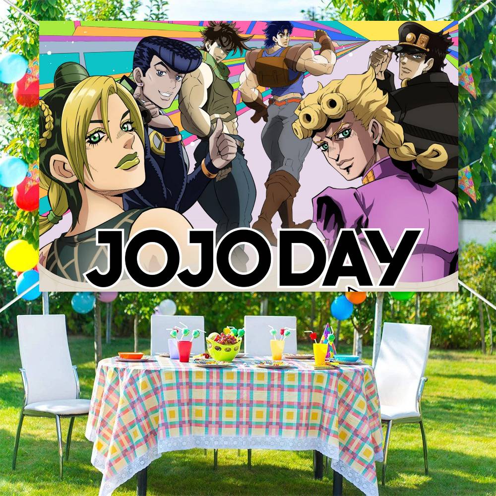 Japanese Anime JoJo S Bizarre  - Outdoor Adventure Birthday Party review and price