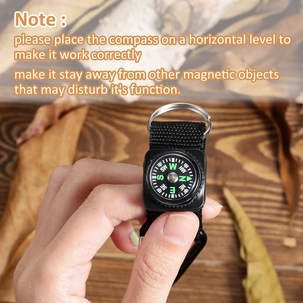 6 Pcs Compass for Bulk Belt Cl - Outdoor Adventure Birthday Party review and price