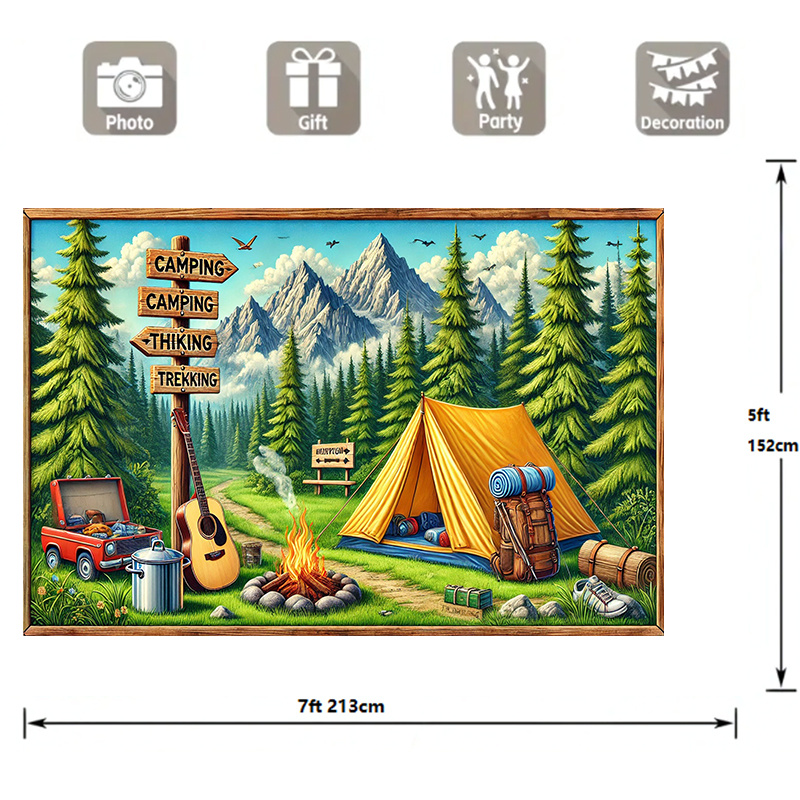 1 camping and outdoor adventur - Outdoor Adventure Birthday Party review and price