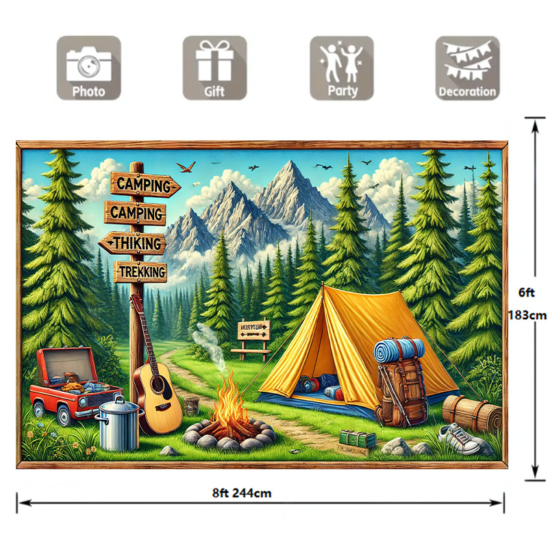 1 camping and outdoor adventur - Outdoor Adventure Birthday Party review and price