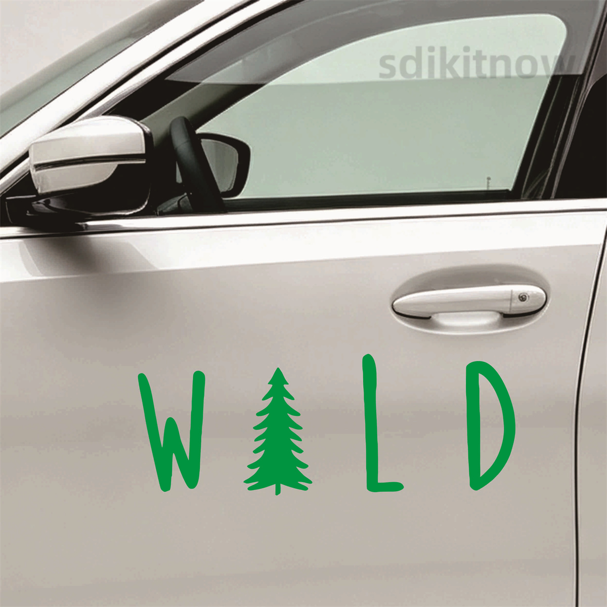 Wild Pine Tree Vinyl Car Stick - Outdoor Adventure Jeep review and price