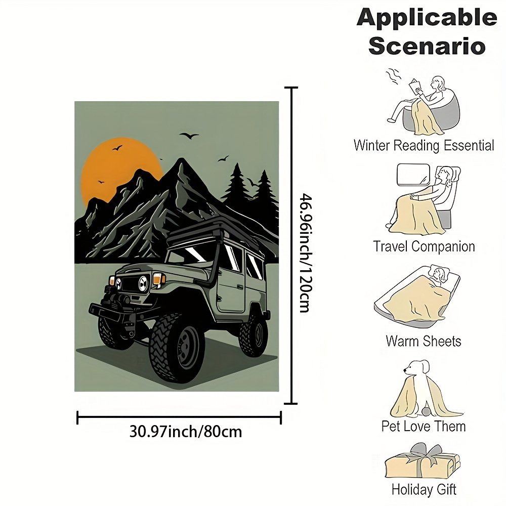 Cozy Camping Jeep Illustration - Outdoor Adventure Jeep review and price