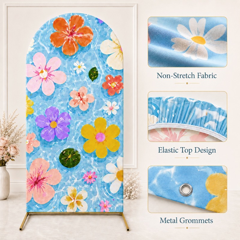2D Flat Arch Backdrop Cover Si - Outdoor Adventure Birthday Party review and price