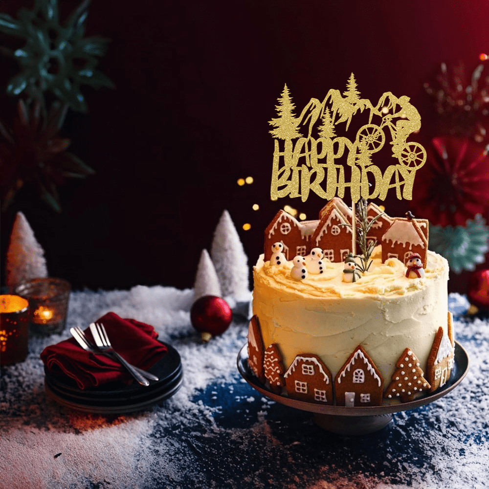 1pc Golden Glittering Retireme - Outdoor Adventure Birthday Party review and price